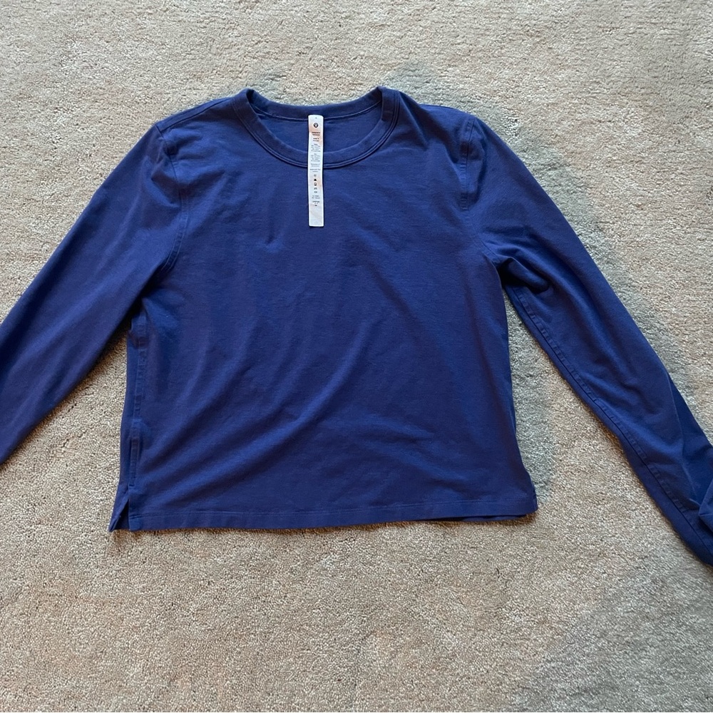 Lululemon Athletica Blue Long Sleeve Top